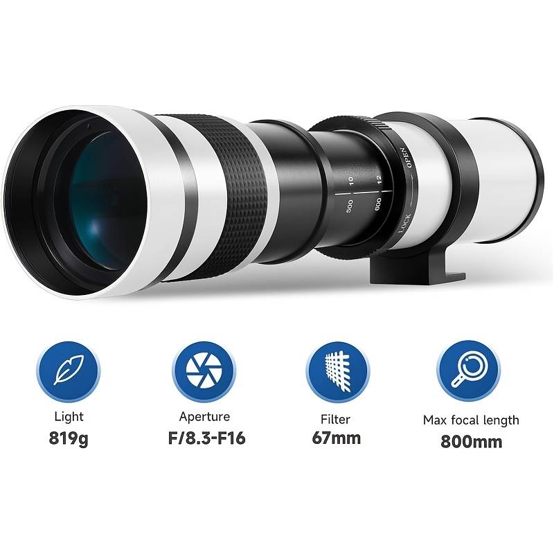 Photography Ratio - Supertelelens voor Canon/Nikon/Sony - 420-800mm F/8.3-16