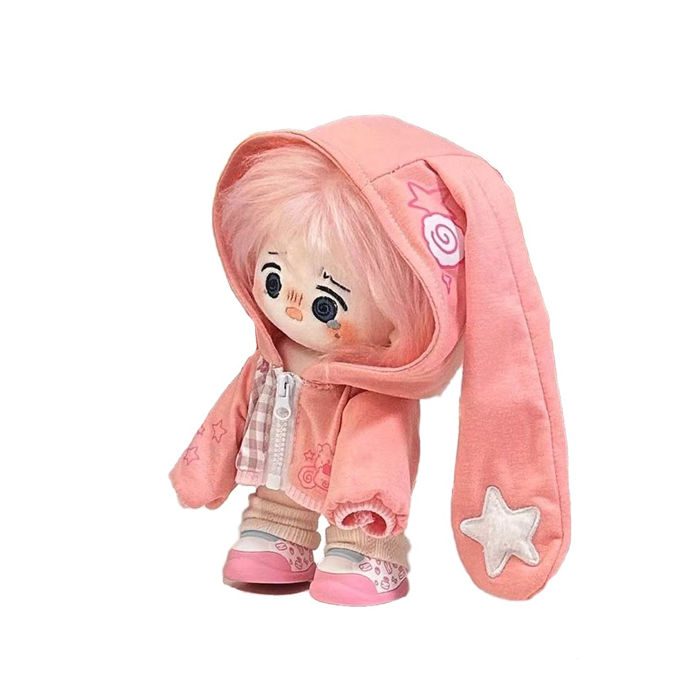 Photography News - Nieuwe 20cm poppenkleding cartoon konijnenoren roze