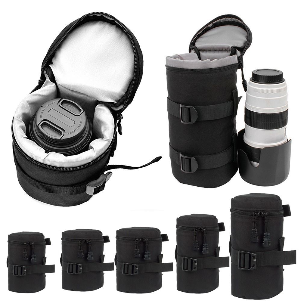 Lens Case Pouch - Deluxe Camera Lens Tas Waterdichte Tas