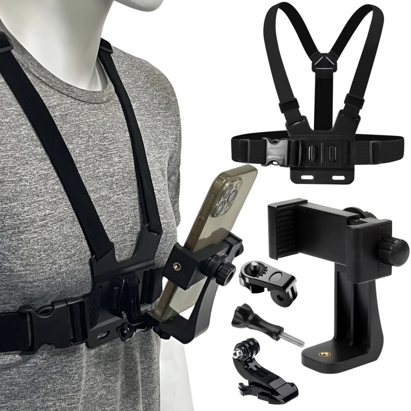 Gopro Action Camera Hero 11 Black - Telefoonborstbandhouder voor iPhone 14, houder voor