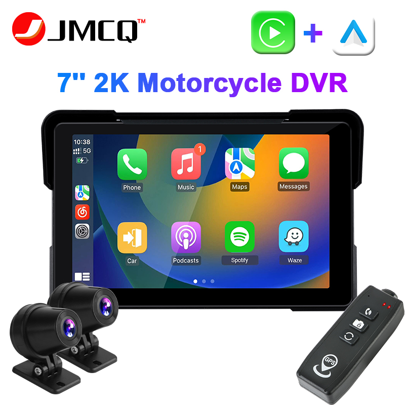 Photography Ratio - Jmcq 7Inch 2K Motorfiets Dvr Ipx7