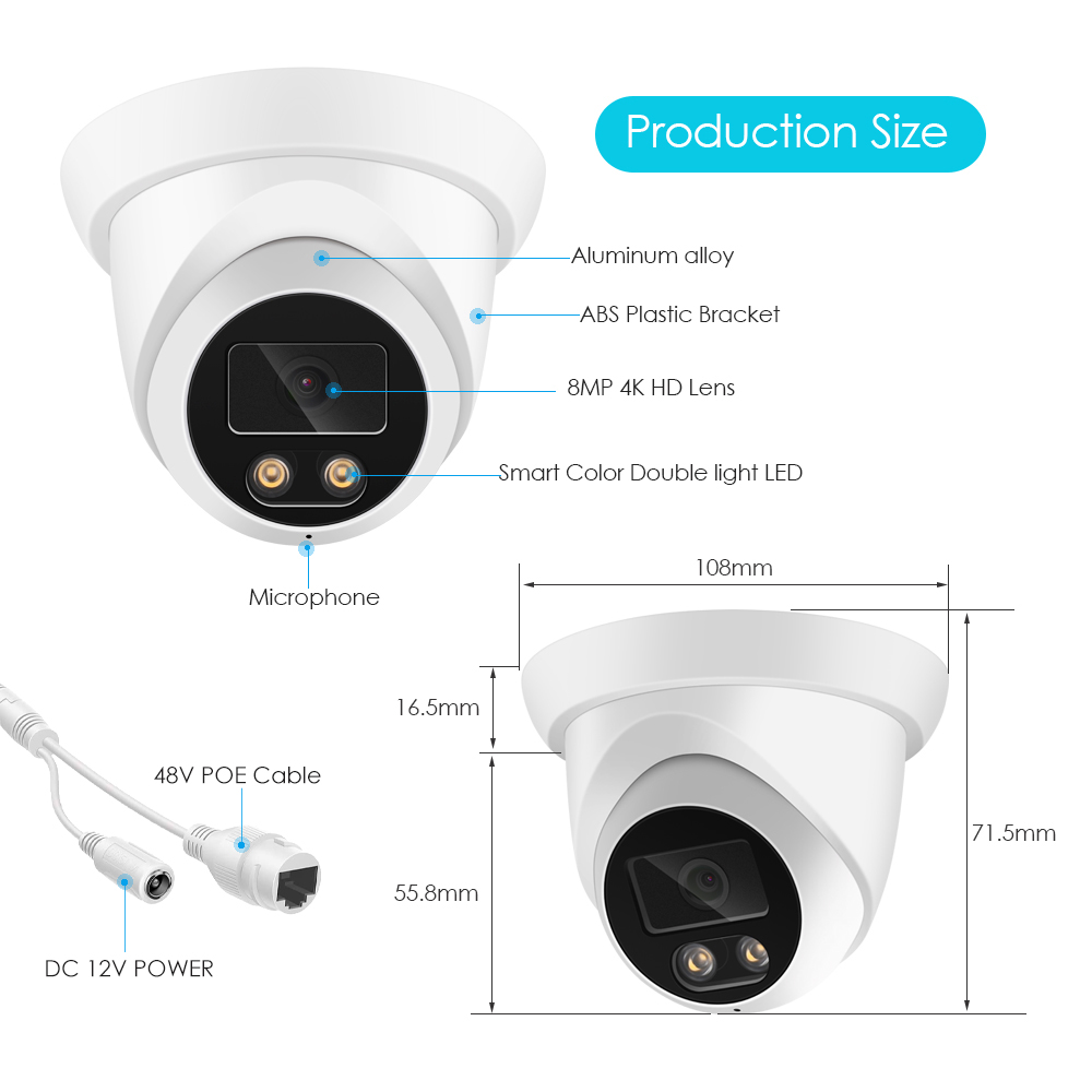 4K 8MP IP Camera Audio Outdoor - Photography Angles recensie en prijs