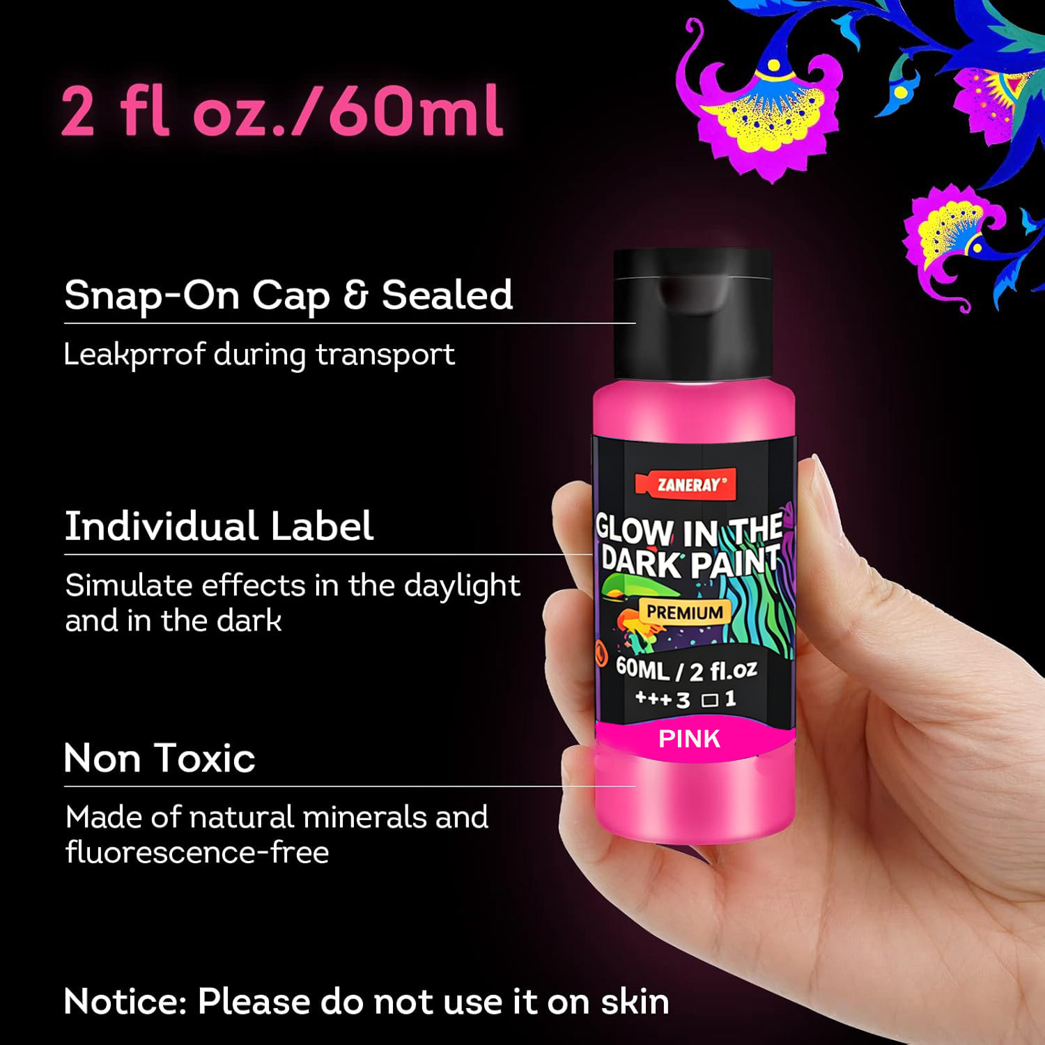 10 kleuren 60 ml Glow in Dark  - Photography Night recensie en prijs