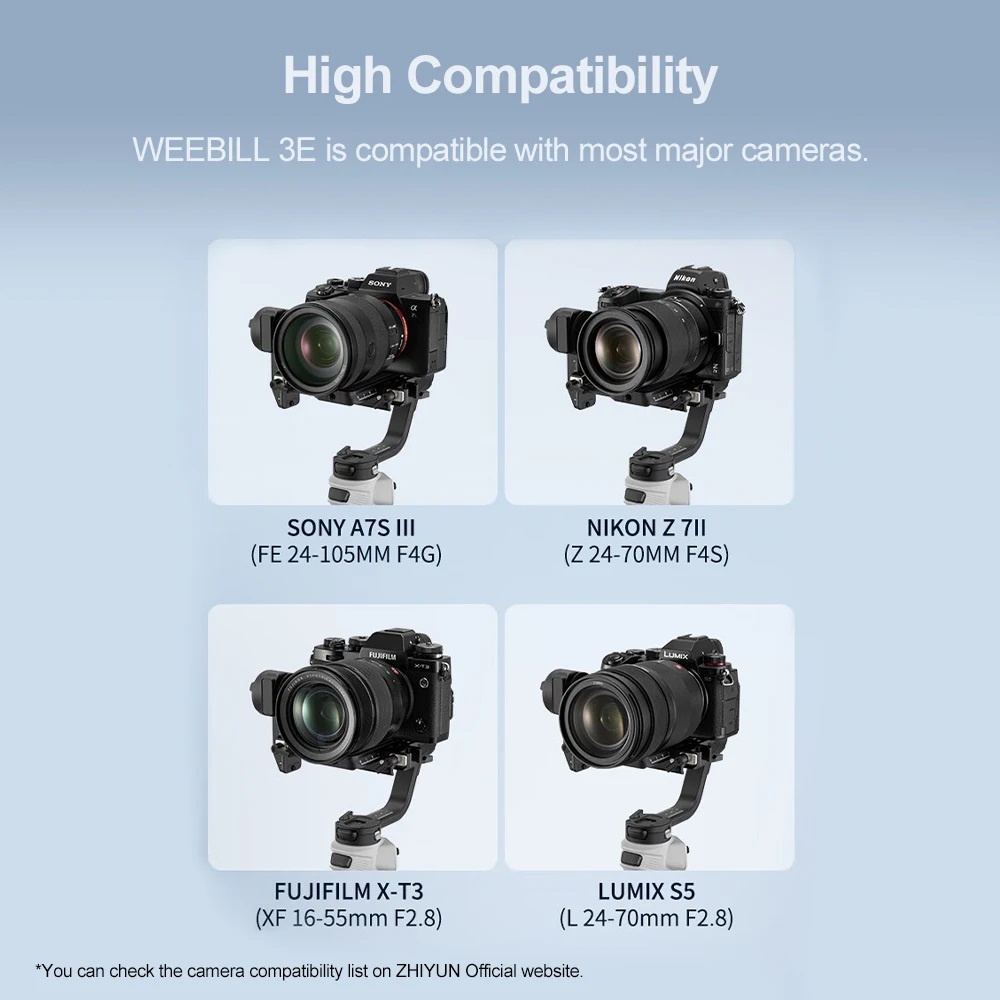 ZHIYUN CINEPEER WEEBILL 3E 3-A - Handheld Stabilizer Gimbal recensie en prijs