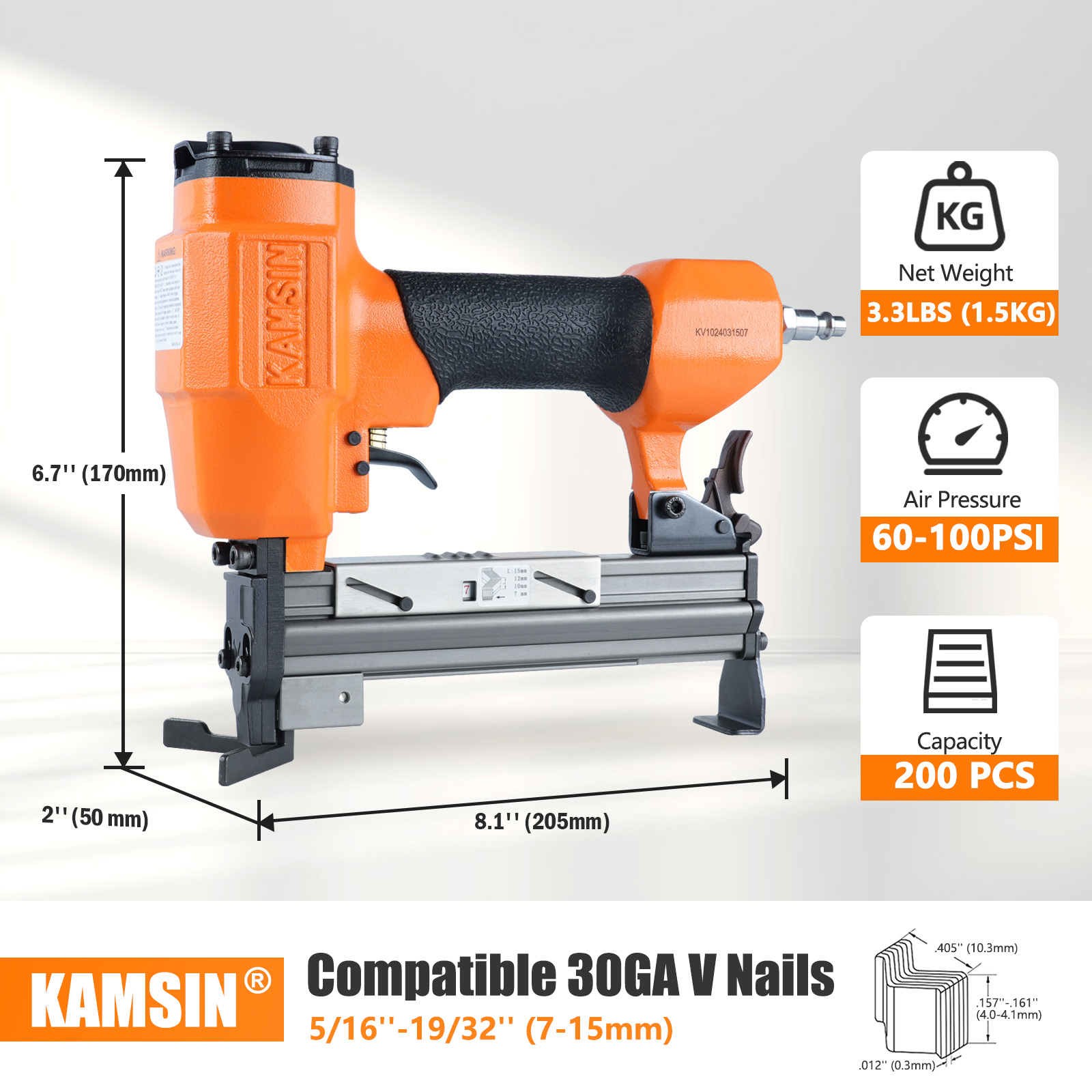 Pneumatische V-spijkerpistool  - Photography Angles recensie en prijs
