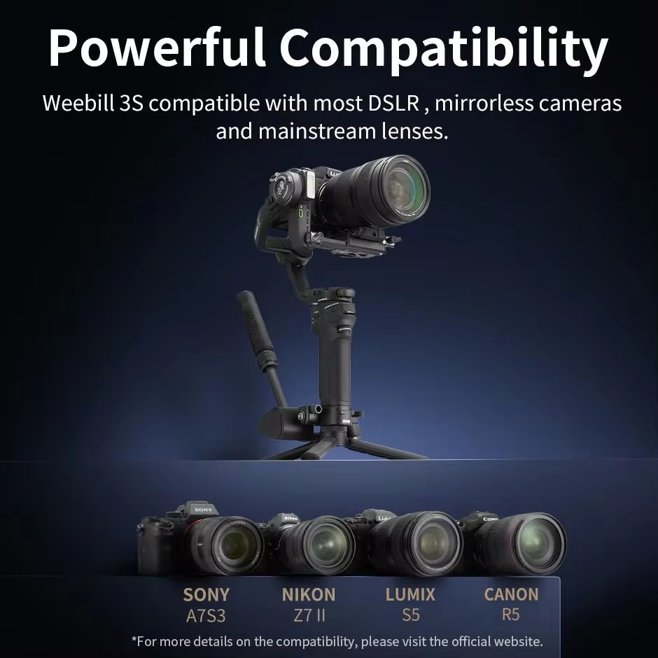 Zhiyun Weebill 3S Camera Gimba - Handheld Stabilizer Gimbal recensie en prijs