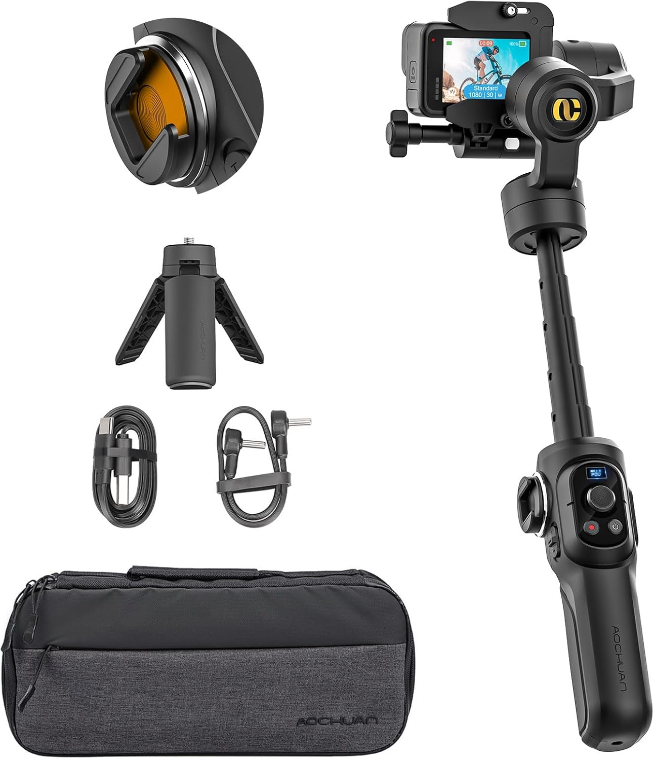3-assige handheld-stabilisator - Handheld Stabilizer Gimbal recensie en prijs