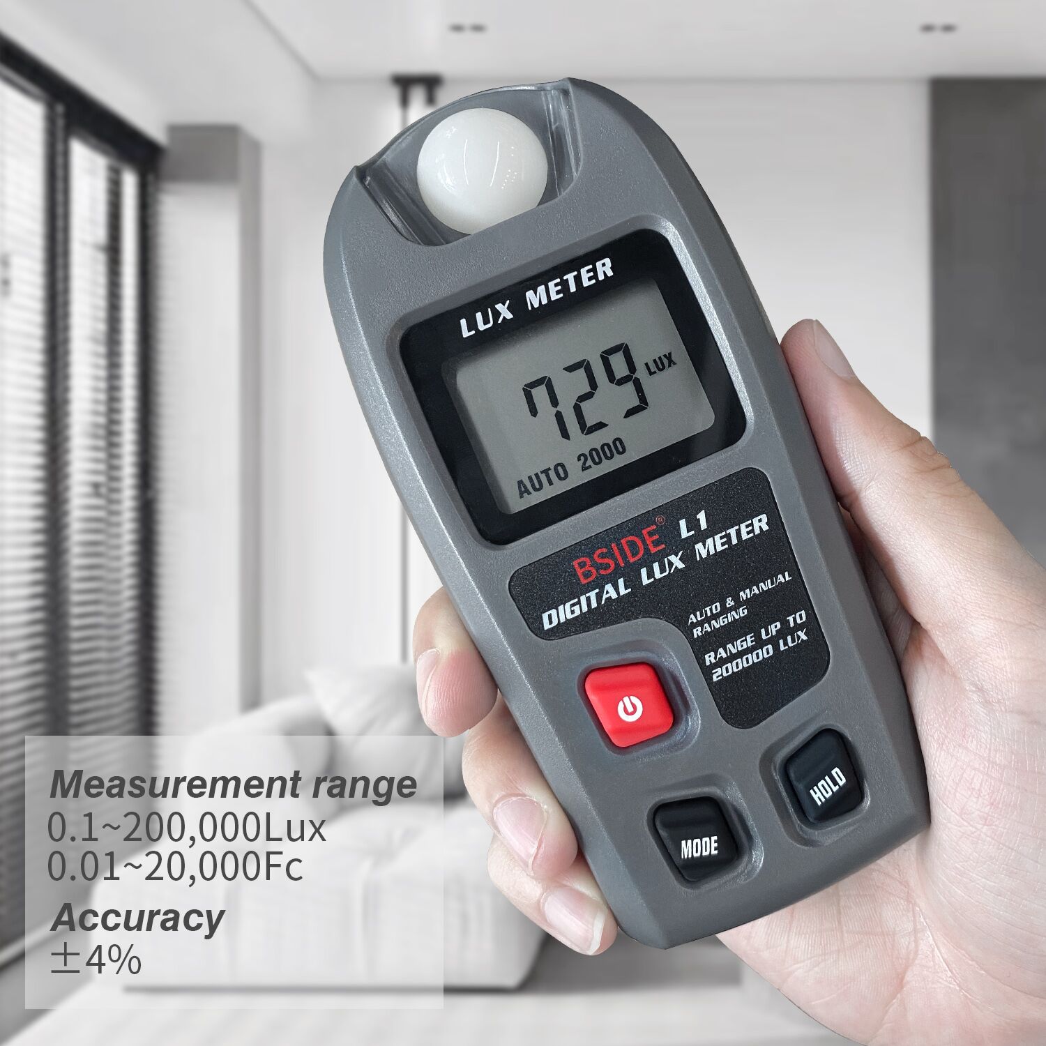 BSIDE L1 Lichtmeter Digitale v - Photography Ratio recensie en prijs