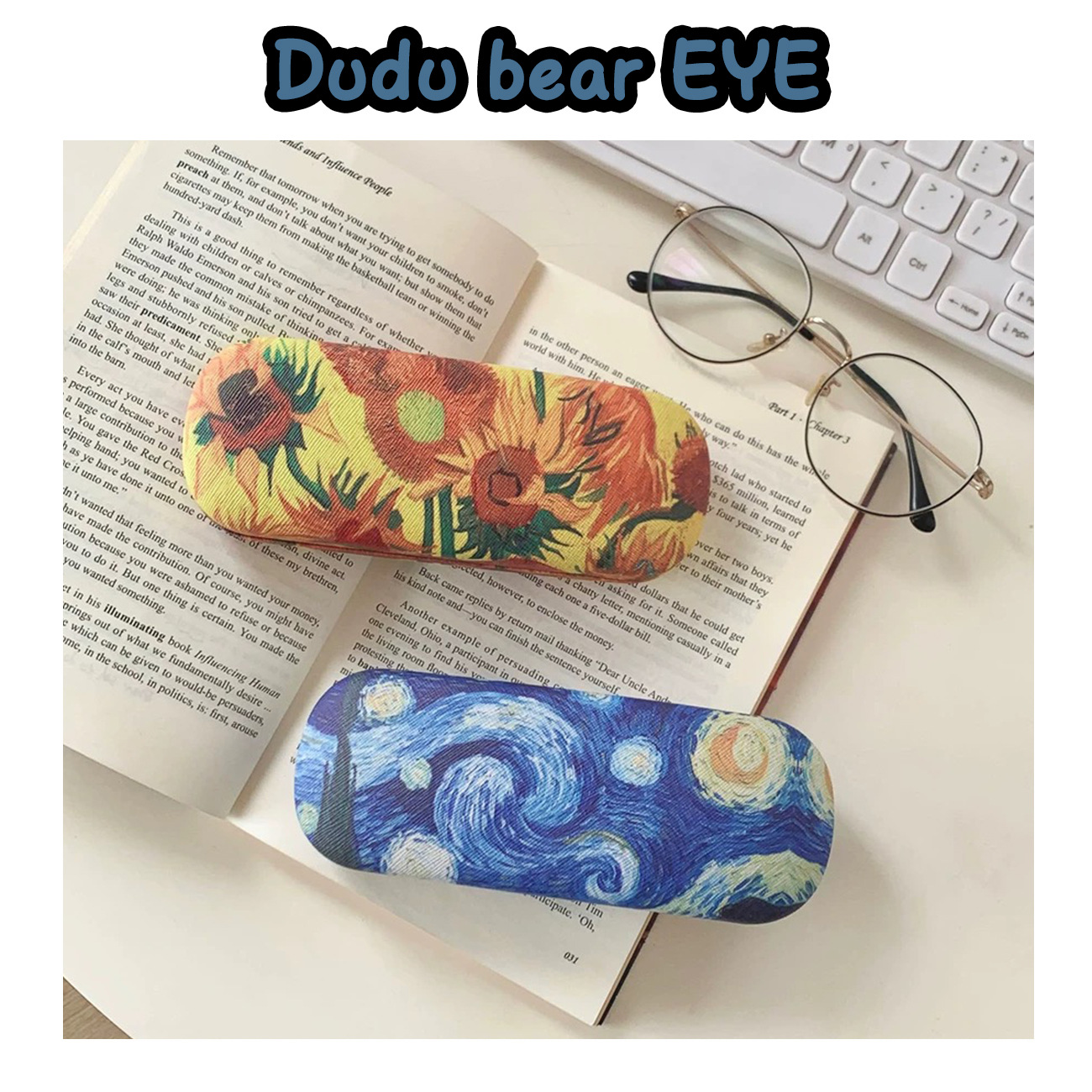 Retro bloemenbrillenkoker, dra - Lens Case Pouch recensie en prijs