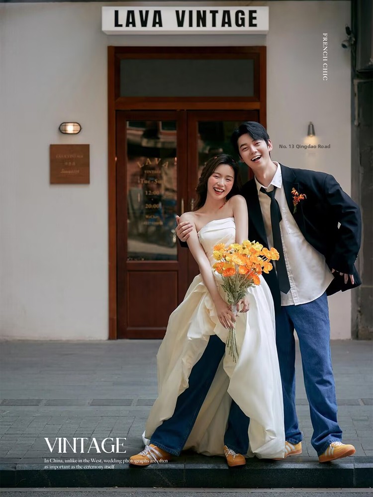 Modieuze Koreaanse stijl denim - Photography Wedding recensie en prijs