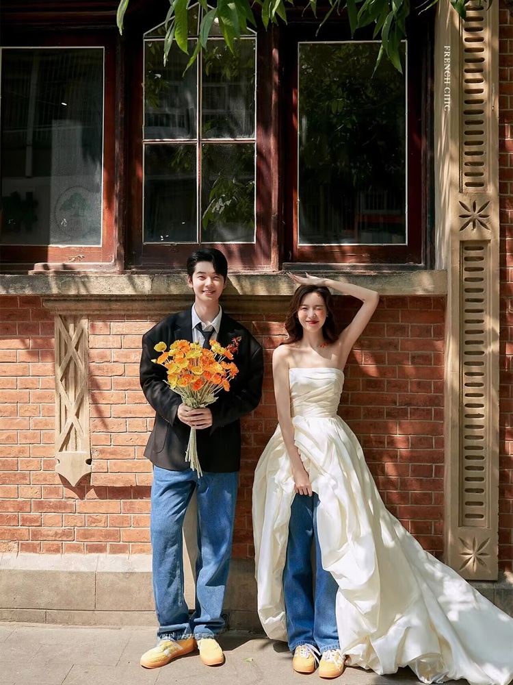 Modieuze Koreaanse stijl denim - Photography Wedding recensie en prijs