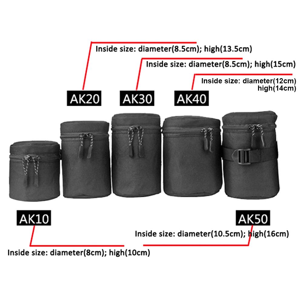 Deluxe Camera Lens Tas Waterdi - Lens Case Pouch recensie en prijs