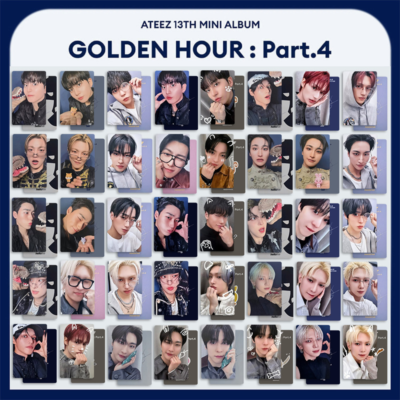 ATEEZ 5 stks/set GOLDEN HOUR 4 - Photography News recensie en prijs