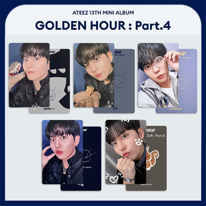 ATEEZ 5 stks/set GOLDEN HOUR 4 - Photography News recensie en prijs