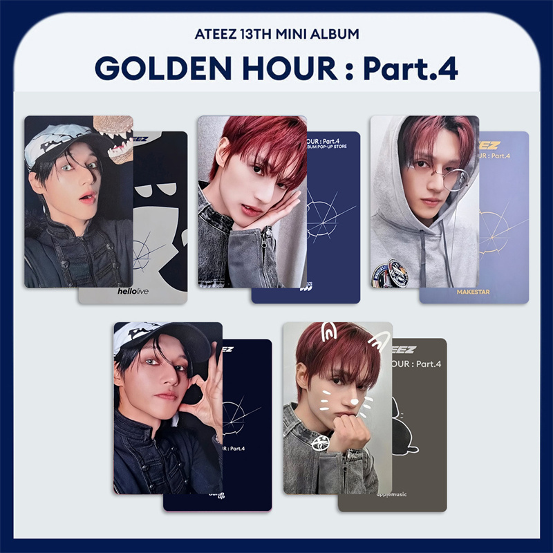 ATEEZ 5 stks/set GOLDEN HOUR 4 - Photography News recensie en prijs