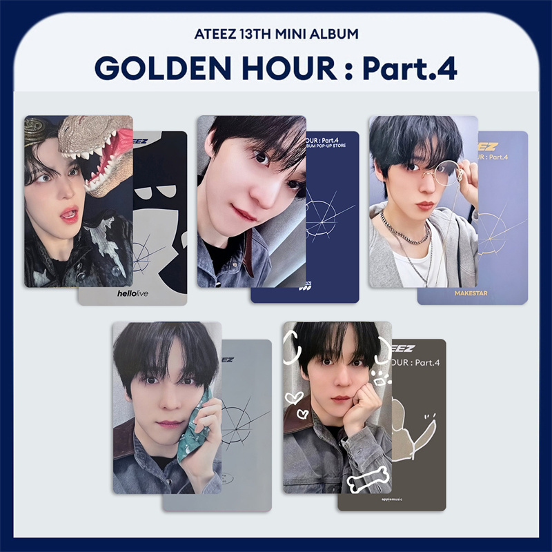 ATEEZ 5 stks/set GOLDEN HOUR 4 - Photography News recensie en prijs