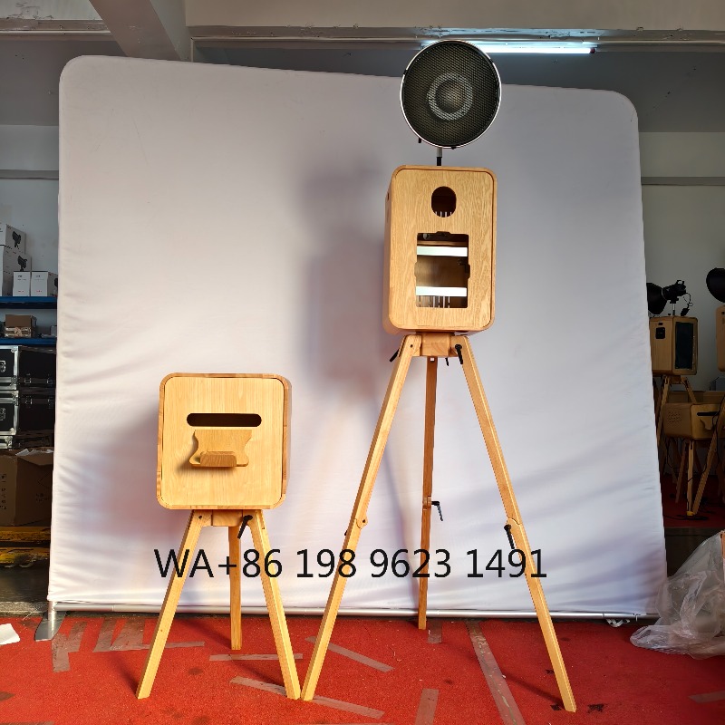 Retro houten selfie fotohokje  - Photography Wedding recensie en prijs