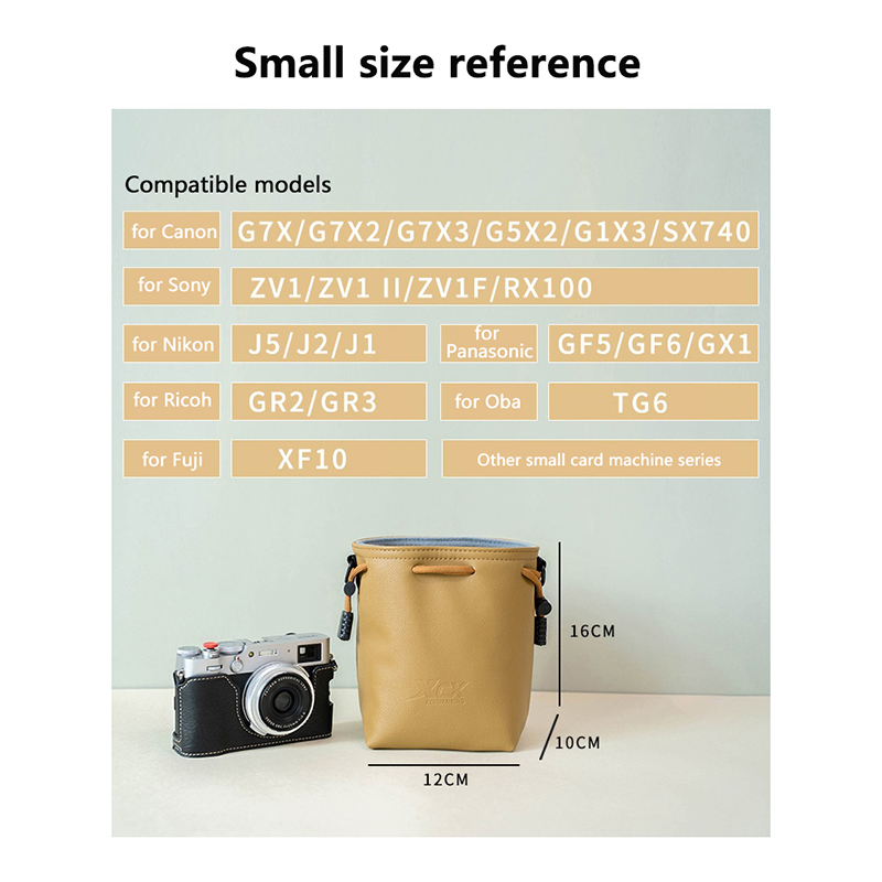 Cameratas voor Canon Nikon Fuj - Lens Case Pouch recensie en prijs